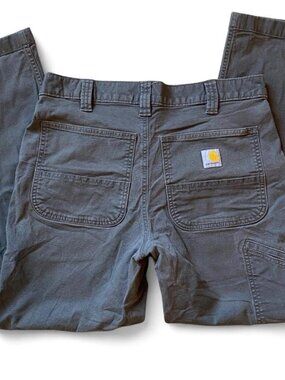 Carhartt gray relaxed fit cargo pants 32x30